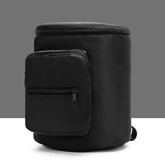 Gnmfd Cylinder Stroller Bag Hanging Storage Organizer with Large Capacity, Multi-Compartment Layout, Bottle Tissue Storage, Baby Stroller Travel Bag for Daily Outings