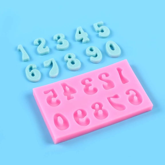 Gnmfd DIY Alphanumeric Chocolate Mould Cake Decorating Letters Numbers Baking Tools for Birthdays Weddings Holidays Personalized Dessert Creations
