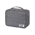 thumbnail image 1 of Gnmfd Digital Cable Storage Bag Multi-Function Organizer for USB Headset Charger Power Bank Accessories, Elastic Bands and Zipper Pockets, Travel Tech Organizer, Electronics Storage, 1 of 2