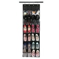 thumbnail image 1 of Gnmfd Door Shoe Organizer 24 Pockets Hanging Nonwoven Mesh Rack with Hooks, Large Overdoor Storage for Shoes Slippers Belts Scarves, Shoe Storage Cabinet and Closet Storage, 1 of 1