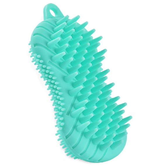 Gnmfd Double-Sided Bath Massage Brush, Multifunctional Shampoo and Shower Scrub Brush, Soft Massage for Deep Cleaning, Relaxing Bathing for Skin, Body and Muscles