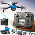 thumbnail image 1 of Gnmfd Drone with 1080P Camera Screen Remote, Brushless Motor RC Quadcopter, Altitude Hold, Obstacle Avoidance, Cool LED Lights, Flying Drone for Adults and Aerial Photography, 1 of 9