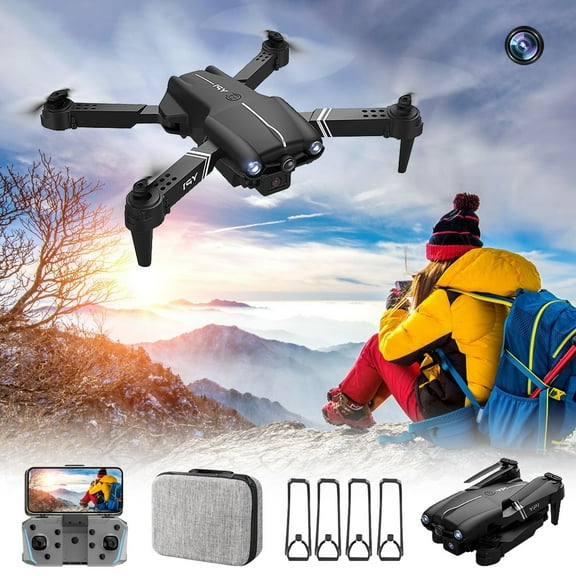 Gnmfd Drone with 1080P HD FPV Camera, RC Quadcopter with Altitude Hold, Headless Mode, One Key Takeoff/Landing, Trajectory Flight, LED Lights for Outdoor Travel and Aerial Photography