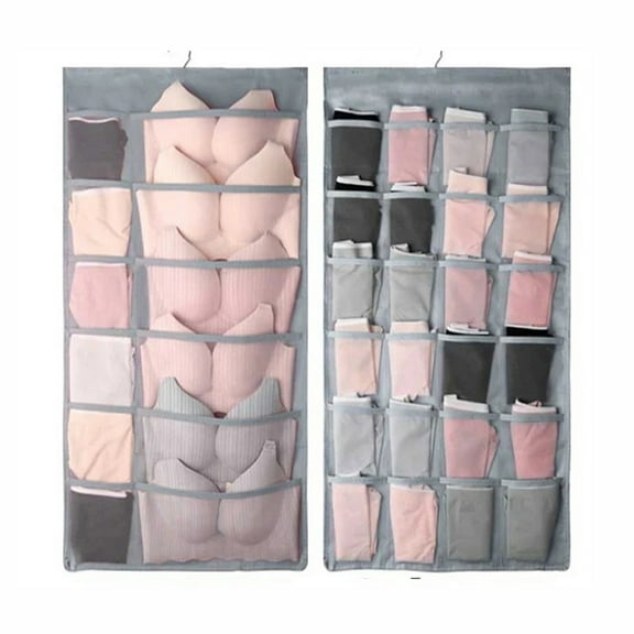 Gnmfd Dust-Proof Hanging Bag Organizer, Wall-Mounted Double-Sided Storage for Purses, Towels, & Small Accessories, Clear Plastic Design for Easy Access, Perfect for Closets & Bedrooms