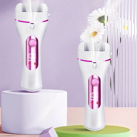 Gnmfd Electric Foot Grinder Portable Callus Remover Multi-Speed USB Rechargeable Comfortable Grip Hard Dead Skin Removal Pedicure Tool for Home Spa Self-Care Adjustable Modes Digital Display