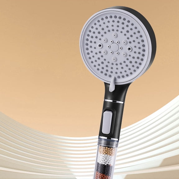 Gnmfd Filtered Handheld Shower Head, Pressurized Bathroom Shower Sprayer with Multi Modes for Kitchen Sink, Vegetables, Daily Washing, Hair, Towels, Universal Use
