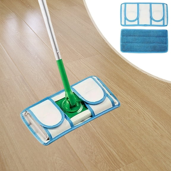 Gnmfd Flat Mop Replacement Cover Washable Mop Cloth Pad for Floor Cleaning, Strong Absorbency and Quick Dry Mop Refill for Hardwood Tile and Kitchen Floor Cleaning