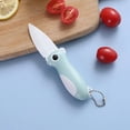 thumbnail image 1 of Gnmfd Foldable Ceramic Fruit Knife Sharp Compact Blade For Vegetables Fruit Meal Prep Portable Travel Picnic Outdoor Kitchen Cutting Tool Use, 1 of 6