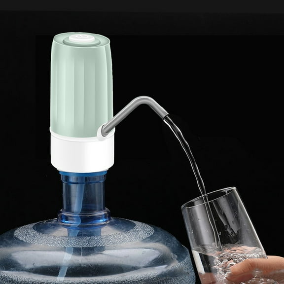 Gnmfd Foldable Electric Water Extractor Automatic Drinking Water Dispenser Portable Desktop Bottle Pump USB Rechargeable for Home Kitchen Office Outdoor Camping Travel Use