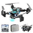 thumbnail image 1 of Gnmfd Foldable FPV Drone with Dual 1080P WiFi Camera, Gesture Control RC Quadcopter, Smart Obstacle Avoidance, Headless Mode, 360° Flip, VR Drone with Headset, Christmas Decor, 1 of 9