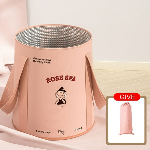 Gnmfd Foldable Foot Bath Bucket Portable Household Foot Soaking Tub for Relaxation Spa Camping Outdoor Activities Multi-Purpose Water Basket Travel Storage Holiday Wellness Essentials