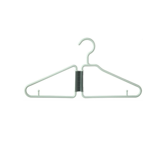 Gnmfd Foldable Plastic Clothes Hanger Space Saving Closet Organizer, Compact Coat and Jacket Storage Solution for Small Bedrooms, Laundry Rooms, Travel and Dormitory Storage Essentials