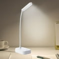 thumbnail image 1 of Gnmfd Folding Desk Lamp with Cell Phone Holder USB Rechargeable LED Eye Protection Night Light for Students Study Reading Bedroom Office Bedside Desk Work Task Lighting, 1 of 8