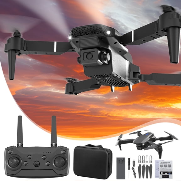 Gnmfd Folding Drone with OpticalFlow Positioning, Altitude Hold, Gesture Control, 360° Flip, Headless Mode, RC Quadcopter, Spare Blades & Storage Bag, Foldable Mini Drone for Travel & Beginners