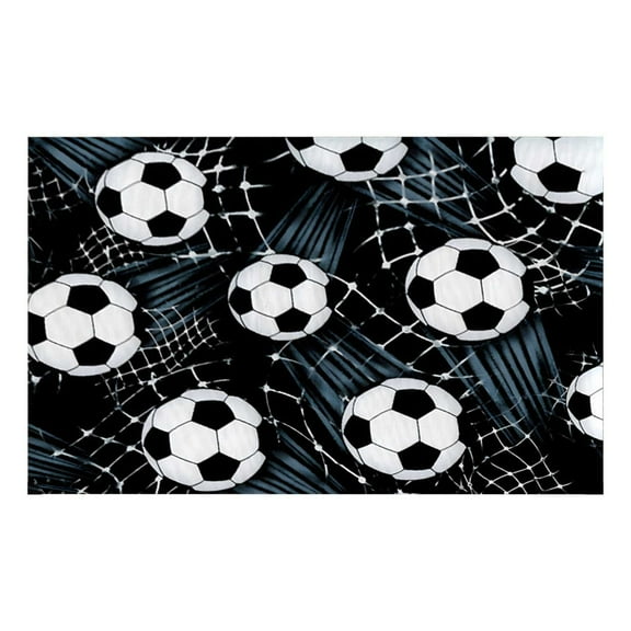 Gnmfd Football Training Mat Non Slip Sports Practice Pad 15"x24" Ball Control Footwork Exercise Mat for Indoor Outdoor Gym Soccer Players, Washable Durable Football Accessories for Training