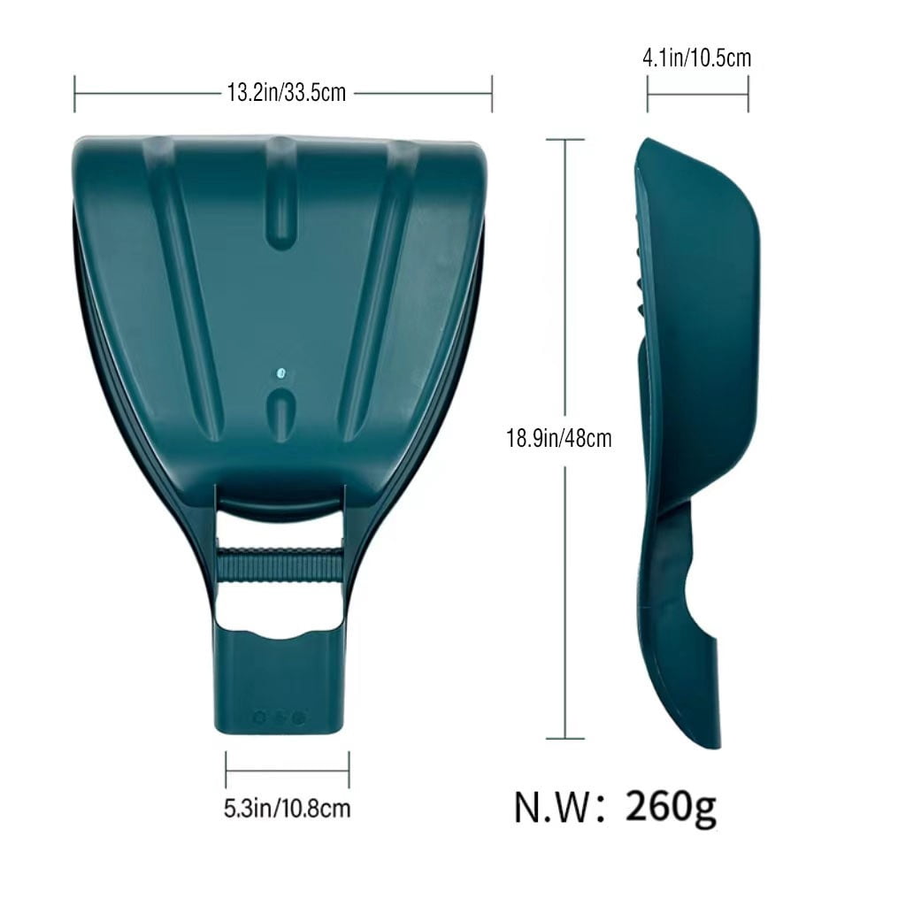 Gnmfd Garden Rake Plastic Leaf Clip for Efficient Yard Cleaning, Ergonomic Shovel for Leaves and Debris, Lightweight Outdoor Tool for Gardens, Lawns, Patios