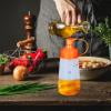 Gnmfd Graduated Plastic Squeezing Bottle for Salad Dressing, Oil, Ketchup, Mustard, Syrups, Leak-Proof Nozzle for Cooking, BBQ, Parties, Wedding, Cafes, Kitchen, and Home Condiment Storage