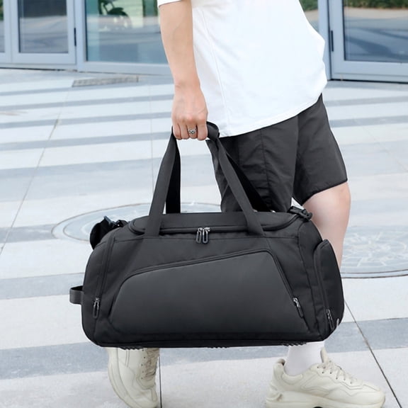 Gnmfd Gym Duffle Bag Large Sports Travel Bag with Separate Shoe Compartment, Multipurpose Storage for Workout Clothes, Towels, Water Bottles, Outdoor Sports, Vacation, Gym Lockers, Holiday Gifts