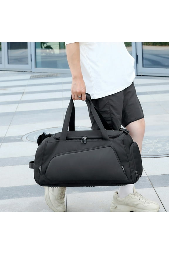 Gym Duffle Bag Large Sports Travel Bag with Separate Shoe Compartment, Multipurpose Storage for Workout Clothes, Towels, Water Bottles, Outdoor Sports, Vacation, Gym Lockers, Holiday Gifts