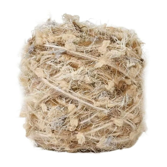 Gnmfd Hand Spun Art Yarn 100g Roll Bright Color Wool for Knitting Scarves Hats Bags DIY Crafts Soft Texture Easy to Knit Multifunctional Home Decorations Holiday Christmas Gifts