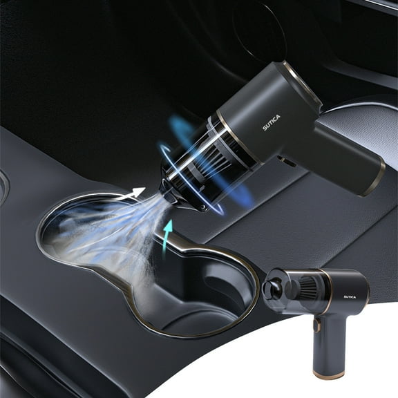 Gnmfd Handheld Vacuum Cleaner Powerful Suction 9000Pa Wet Dry USB Rechargeable Vacuum for Cars RVs Trucks, Multi-Surface Cleaning, Filtration Bin Portable for Home Travel