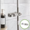 thumbnail image 1 of Gnmfd Heavy Duty Garden Tool Organizer Rack Wall Mounted Mop Rake Shovel Holder, No Hole Hanging Clamp for Bathroom Kitchen Garage Storage, Space Saving Tool Organizer Essentials, 1 of 6