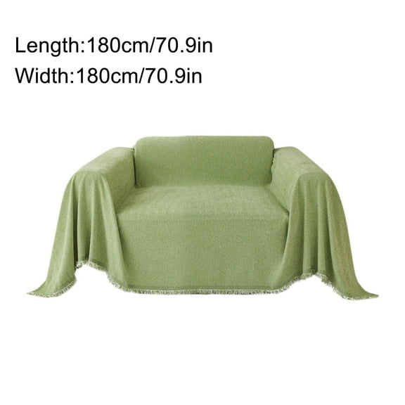 Gnmfd Herringbone Sofa Cover Blanket 54"x84" Multi-Use Throw for Couch Bed Chair, Soft Skin-Friendly Furniture Protector for Home Decor, Washable Living Room Bedding Blanket