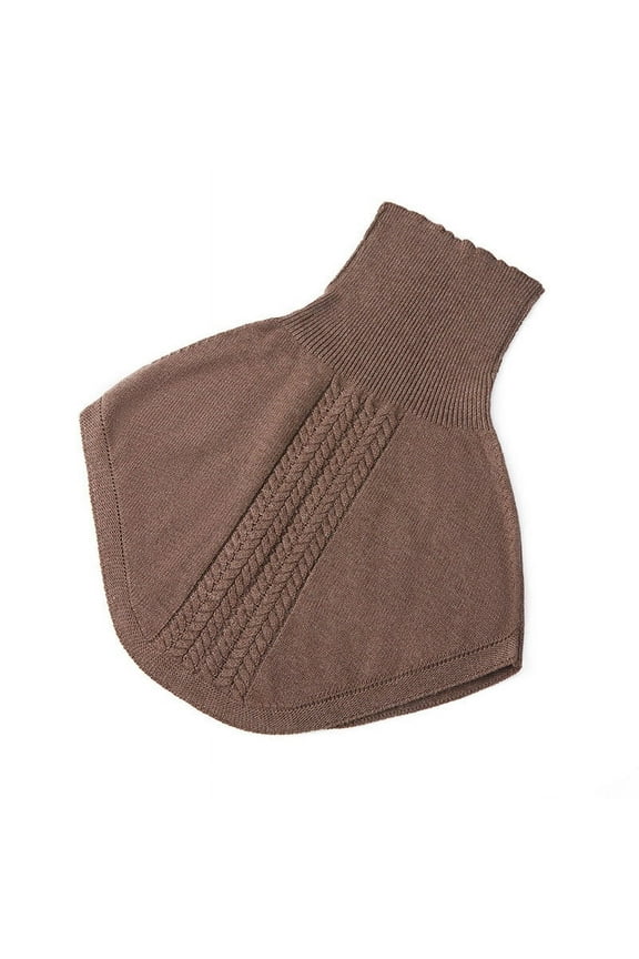 High Neck Fake Collar Detachable Turtleneck Warmer, Soft Half Collar Neck Warmer for Men Women, Winter Layering Thermal Neck Gaiter for Outdoor Sports Office Daily Wear