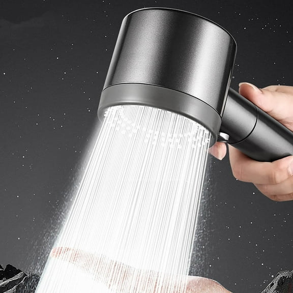 Gnmfd High Pressure Shower Head 5 Settings Turbocharged Filter Spray, Adjustable Handheld Bathroom Shower For Deep Cleaning Body Relaxation And Hair Protection, Water Saving Spa Shower Head