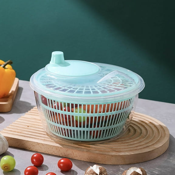 Gnmfd Household Vegetable Fruit Dehydrator Dryer PP Kitchen Wash Basin Fruit Basket Manual Handle Multi Purpose Reusable Tool for Cooking Use