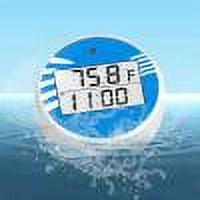 Gnmfd Ice Bath Floating Thermograph with Timer, Digital Pool Bath Temperature Monitor for Cold Plunge Tracking, IP66 Waterproof Outdoor Indoor Ice Bath Accessory for Recovery
