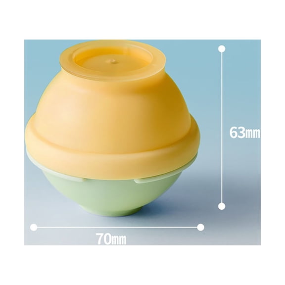Gnmfd Ice Cube Maker 3D Molds with Lid, Easy-Release Small Refrigerator Ice Box for Drinks, Quick Fill Water Ice Tray, Space Saving for Home, Parties, Beverages, Refreshments