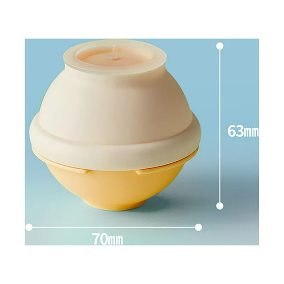 Gnmfd Ice Cube Maker 3D Molds with Lid, Easy-Release Small Refrigerator Ice Box for Drinks, Quick Fill Water Ice Tray, Space Saving for Home, Parties, Beverages, Refreshments