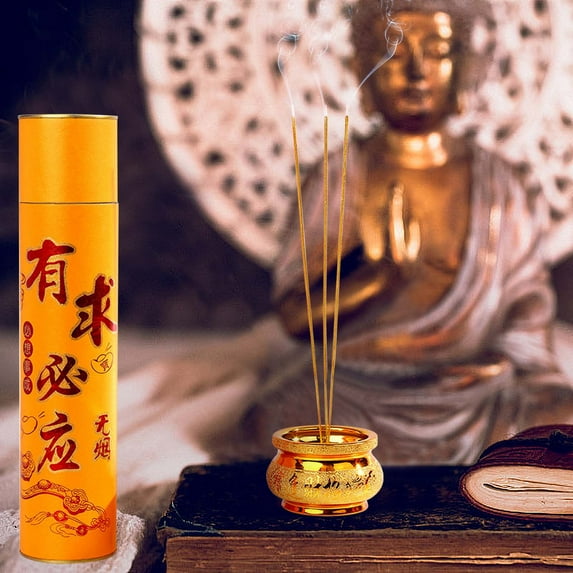 Gnmfd Incense Sticks Bulk Natural Sandalwood Resin Aromatherapy Slow Burning No Ashes Relaxation Meditation Yoga Buddhist Offerings Home Bedroom Tea Room Holiday Aroma