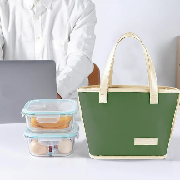 Gnmfd Insulated Lunch Bag High Capacity for Men Women, Leakproof Reusable Thermal Lunch Tote for Work Office Picnic Travel, Food Storage Containers with Lids, Pantry Organizers and Storage