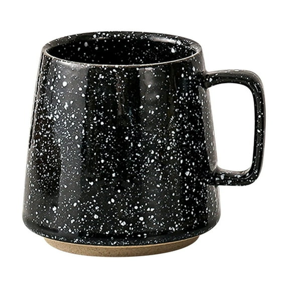 Gnmfd Japanese Style Ceramic Coffee Mug, Insulated Home Beverage Cup, Ergonomic Comfortable Grip Wide Mouth Mug for Coffee Tea Office Kitchen Living Room Use