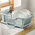 thumbnail image 1 of Gnmfd Kitchen Sink Storage Rack Organizer, Multi Layer Bowl Plate Chopstick Drainer With Water Filter Basket For Countertop Cabinet Organization Tableware Holder For Home Use, 1 of 4