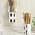 thumbnail image 1 of Gnmfd Kitchen Utensil Organizer Rack, Multifunction Plastic Chopstick Cage Knife Storage Holder With Drain Tray For Countertop Sink Cabinet Organization, 1 of 6