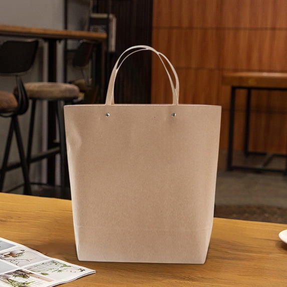 Gnmfd Kraft Paper Gift Bag with Solid Color Packaging, Eco Friendly Birthday Gift Box for Holidays, Party Favors, Flower Packaging, Small Medium Large Storage for Gifts 14.96"x14.96"x3.94"