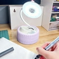 thumbnail image 1 of Gnmfd LED Desk Lamp Foldable Rechargeable Reading Lamp 3 Color Temperature Stepless Dimming Eye Protection Desk Lamp for Bedroom Office Study Work Table Night Lights, 1 of 7