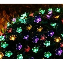 Gnmfd LED Solar String Lights Outdoor Colored Flashing Lights for Garden Patio Yard Party Wedding Christmas Lights Outdoor Fairy Lights Solar Lights Outdoor Waterproof