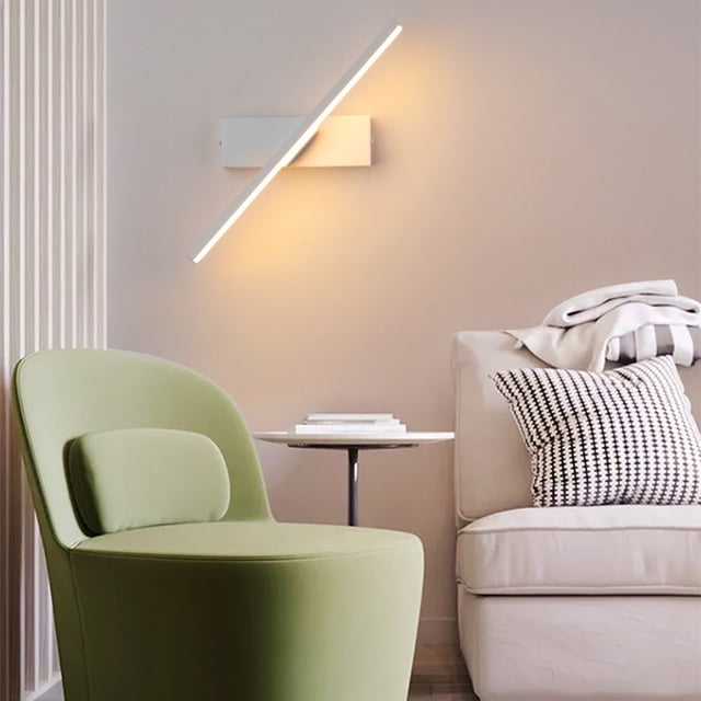 Gnmfd LED Wall Sconce Reading Lights 6W 3 Color Temperatures 330° Rotation Adjustable Wall Lamp for Bedroom Headboard Living Room Hallway Indoor Lighting LED Wall Lights