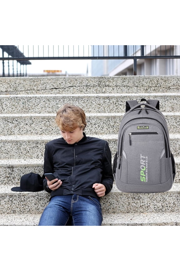 Laptop Backpack, 16 Inch Business Slim Backpack, Travel College Computer Bag, Water-Resistant, Large Capacity for Laptops, Tech Accessories, Office and School Use