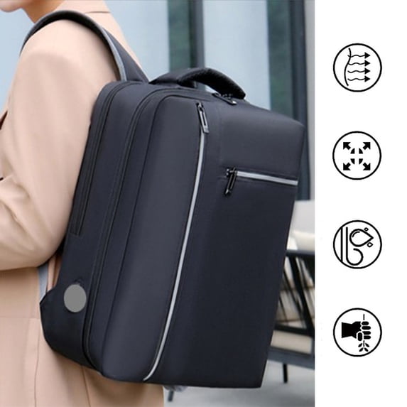 Gnmfd Laptop Backpack with USB Charging Port for Men Women, Anti-Theft College Computer Bag Fits Laptops Notebooks, Office School Outdoor Backpack, Closet Organizers, Holiday Gift
