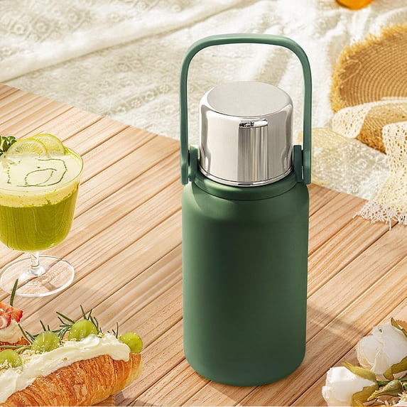 Gnmfd Large Capacity 32oz Insulated Stainless Steel Water Bottle with Tea Filter, Vacuum Thermal Flask for Outdoor Sports Travel Hiking Gym Office, Keeps Hot Cold Drinks, Wide Mouth Easy Clean