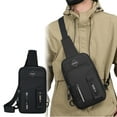 thumbnail image 1 of Gnmfd Large Capacity Men's Chest Bag Multifunctional Crossbody, Storage Organizer, Closet Organizers and Storage, Travel, Outdoor, Daily Essentials, Phone, Wallet, Accessories, Holiday Gift, 1 of 6