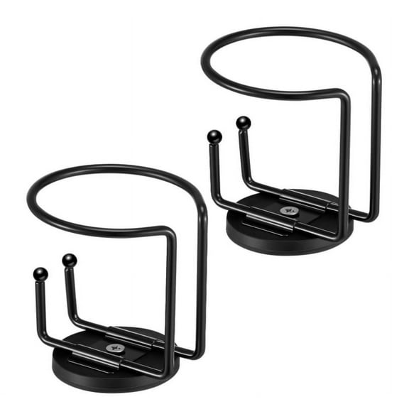 Gnmfd Magnetic Drink Cup Holder for Home Car Travel, Universal Stainless Steel Beverage Bottle Holder for Water Coffee Tumblers 10-40 Ounce, Portable Cup Organizer for Desk Counter Vehicle Use