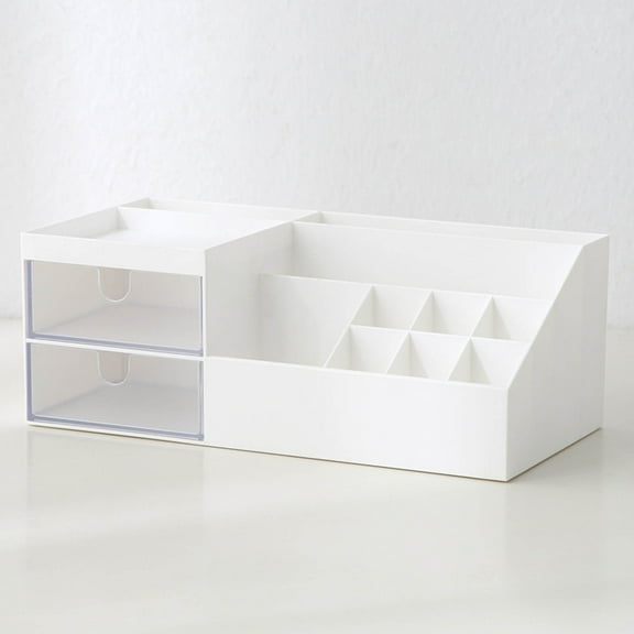 Gnmfd Makeup Table Drawer Storage Rack, Plastic Cosmetic Organizer for Lipsticks and Jewelry, Elegant Desktop Storage Box for Bathroom and Bedroom, Perfect for Gift-Giving or Home Organization