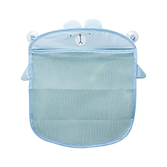 Gnmfd Mesh Shower Toy Storage Bag, Suction Cup Hanging Toy Organizer for Bathroom, Efficient Drainage Bag for Quick Drying, Keeps Bath Toys Organized and Clean, Ideal for Bathroom Storage