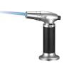 Gnmfd Metal Direct Blast Blue Flame Torch Lighter for Barbecue Cooking and Baking, Adjustable Jet Gas Butane Refillable Fire Starter for Outdoor Grill Kitchen Fireplace Heating Tool